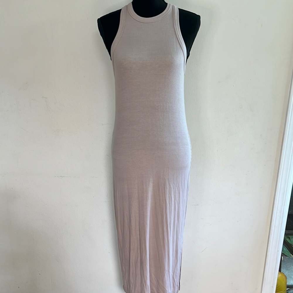 House of Harlow 1960 Tan Sleeveless Halter Midi Dress